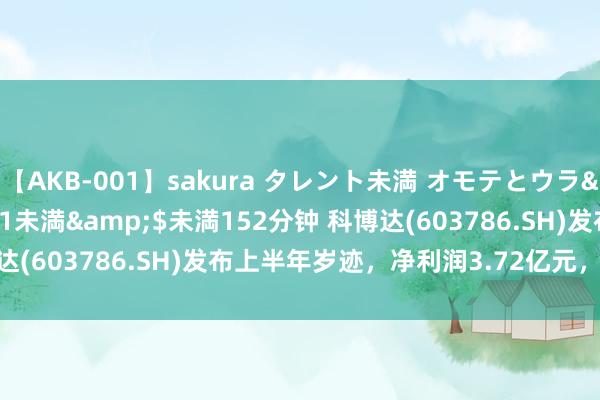 【AKB-001】sakura タレント未満 オモテとウラ</a>2009-03-01未満&$未満152分钟 科博达(603786.SH)发布上半年岁迹，净利润3.72亿元，增长34.85%