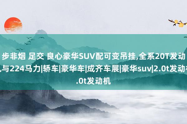 步非烟 足交 良心豪华SUV配可变吊挂，全系20T发动机与224马力|轿车|豪华车|成齐车展|豪华suv|2.0t发动机